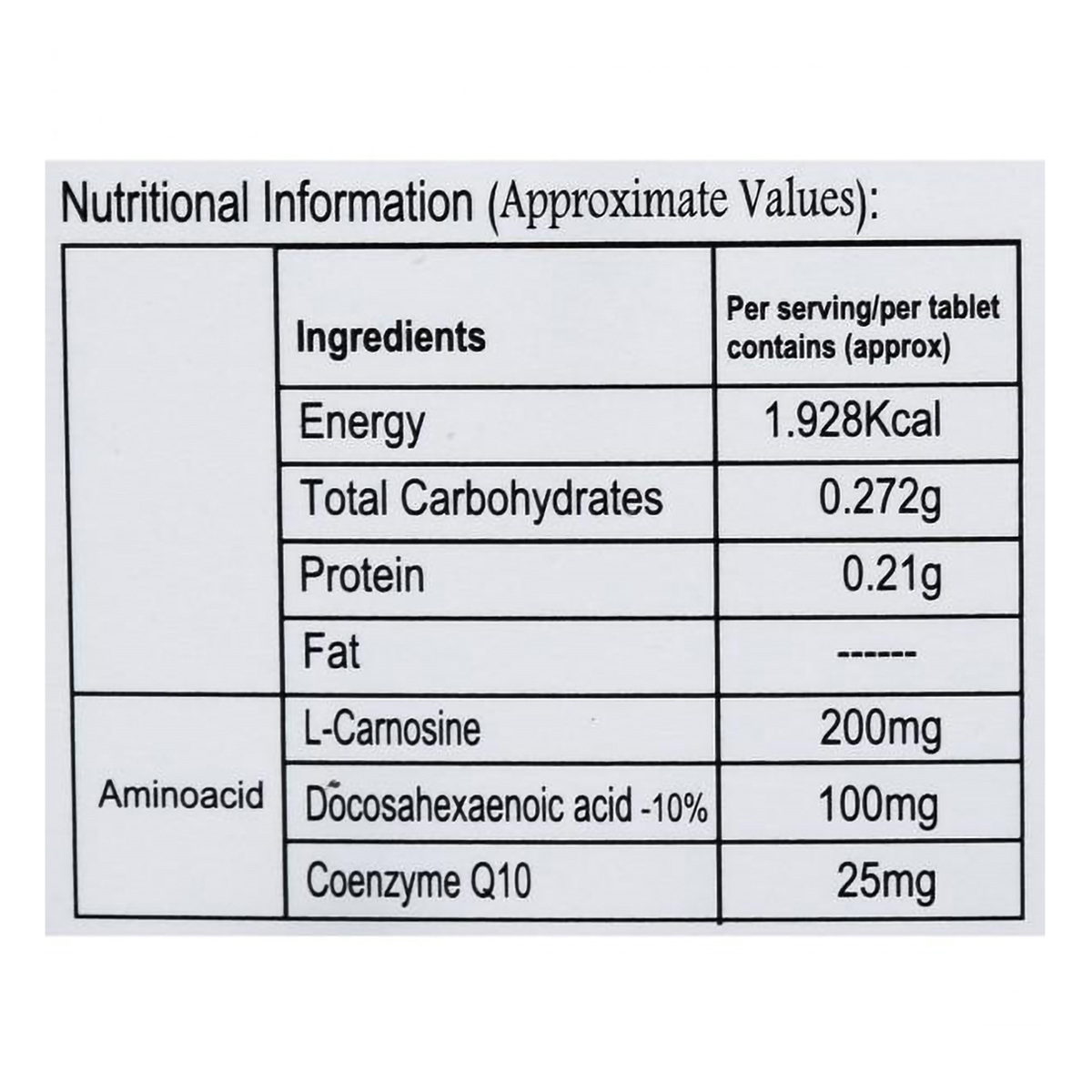 Carnoset Tablet 10's, Pack of 10 TabletS Carnoset Tablet 10's, Pack of 10 TabletS