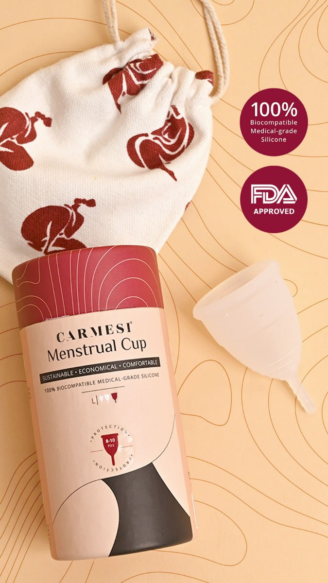 Carmesi Menstrual Cup Large, 1 Count, Pack of 1 Carmesi Menstrual Cup Large, 1 Count, Pack of 1