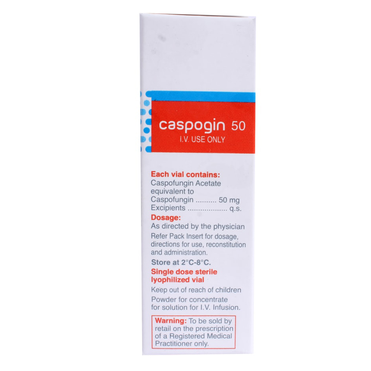 Caspogin 50 mg Injection 1's, Pack of 1 Injection Caspogin 50 mg Injection 1's, Pack of 1 Injection