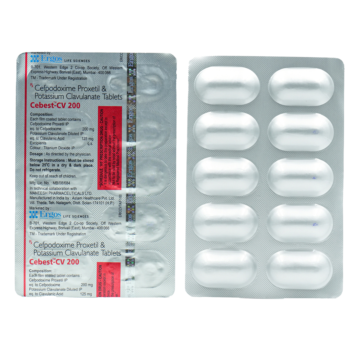 Cebest-Cv Tablet 10's, Pack of 10 TABLETS Cebest-Cv Tablet 10's, Pack of 10 TABLETS