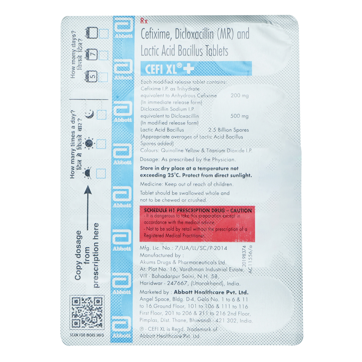 Cefi XL Plus Tablet 10's, Pack of 10 TabletS Cefi XL Plus Tablet 10's, Pack of 10 TabletS