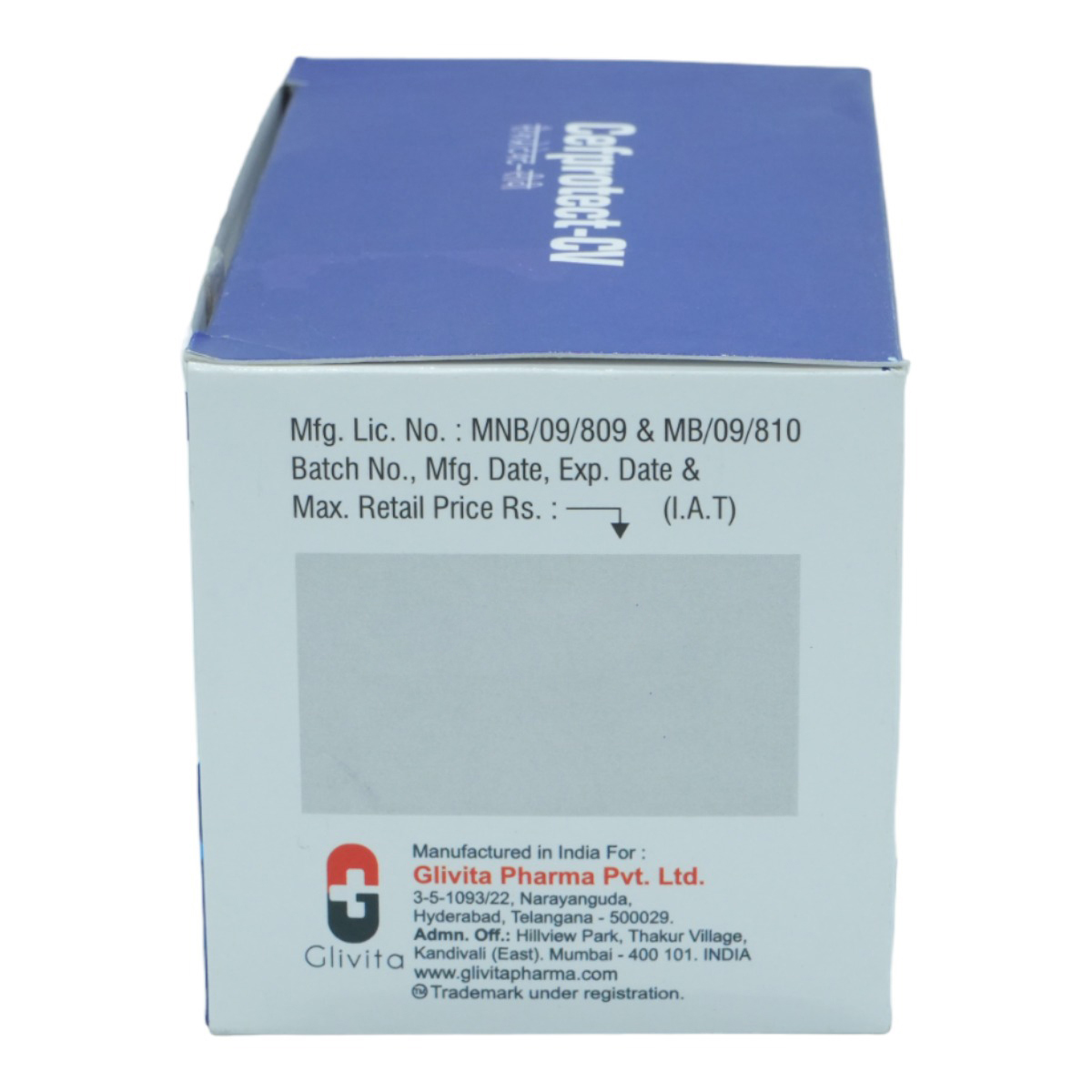 Cefprotect-CV Tablet 10's, Pack of 10 TABLETS Cefprotect-CV Tablet 10's, Pack of 10 TABLETS