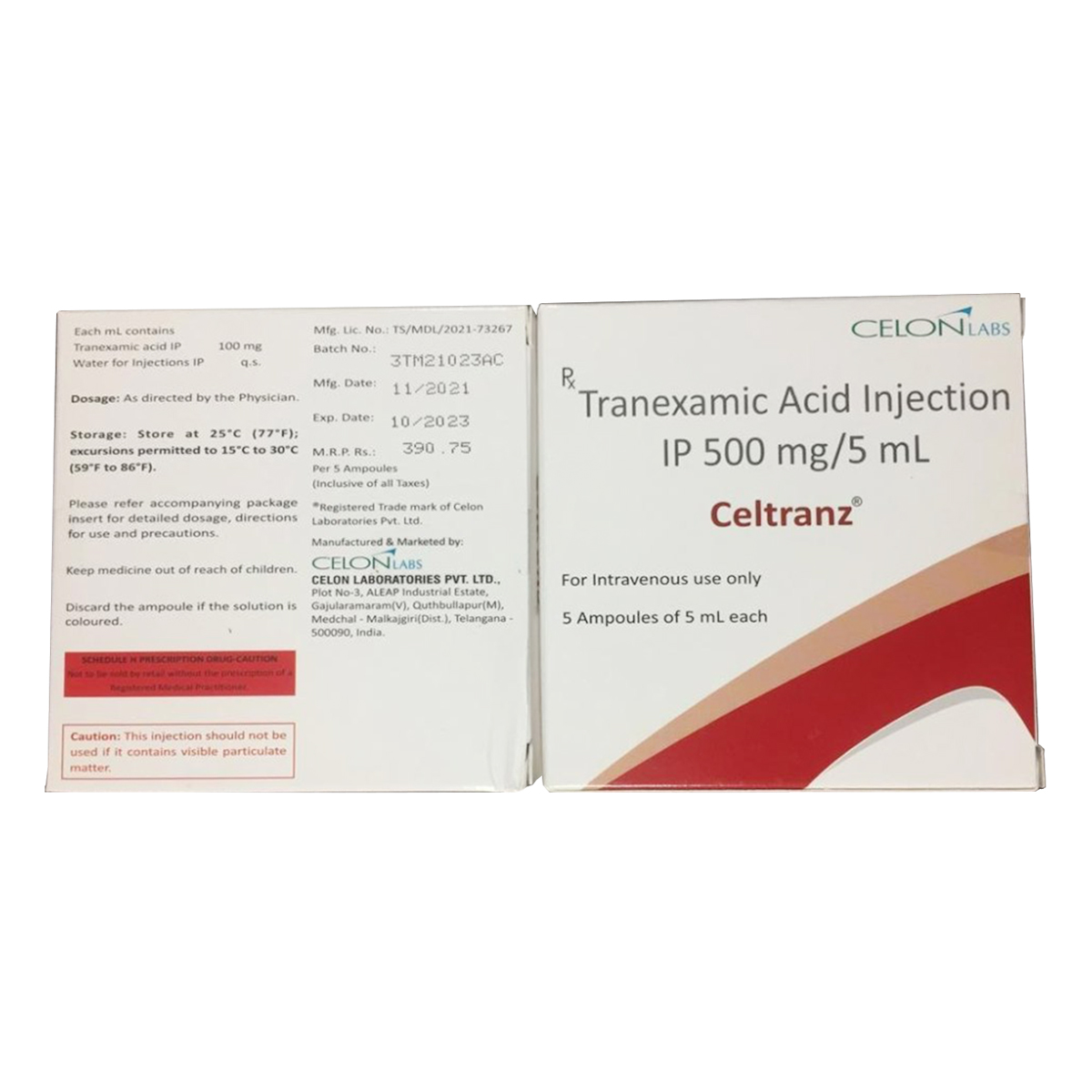Buy Celtranz 500mg Injection 5 ml Online