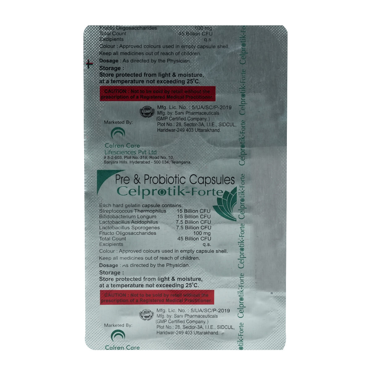 Celprotik-Forte Capsule 10's, Pack of 10 Celprotik-Forte Capsule 10's, Pack of 10