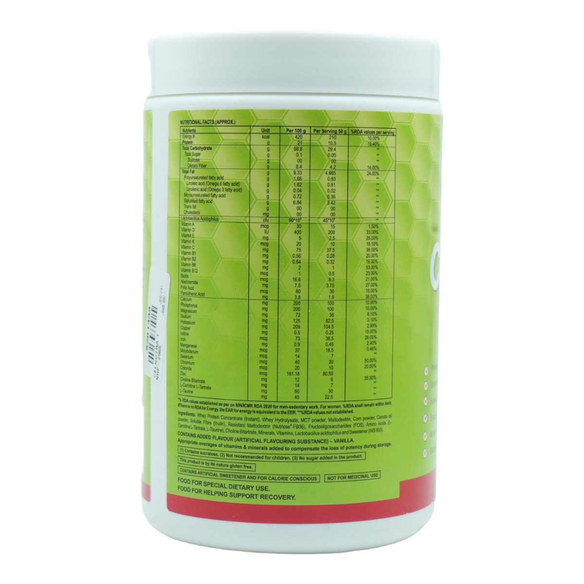 Celnutra 1.0 Creamy Vanilla Powder 400 gm, Pack of 1 Celnutra 1.0 Creamy Vanilla Powder 400 gm, Pack of 1