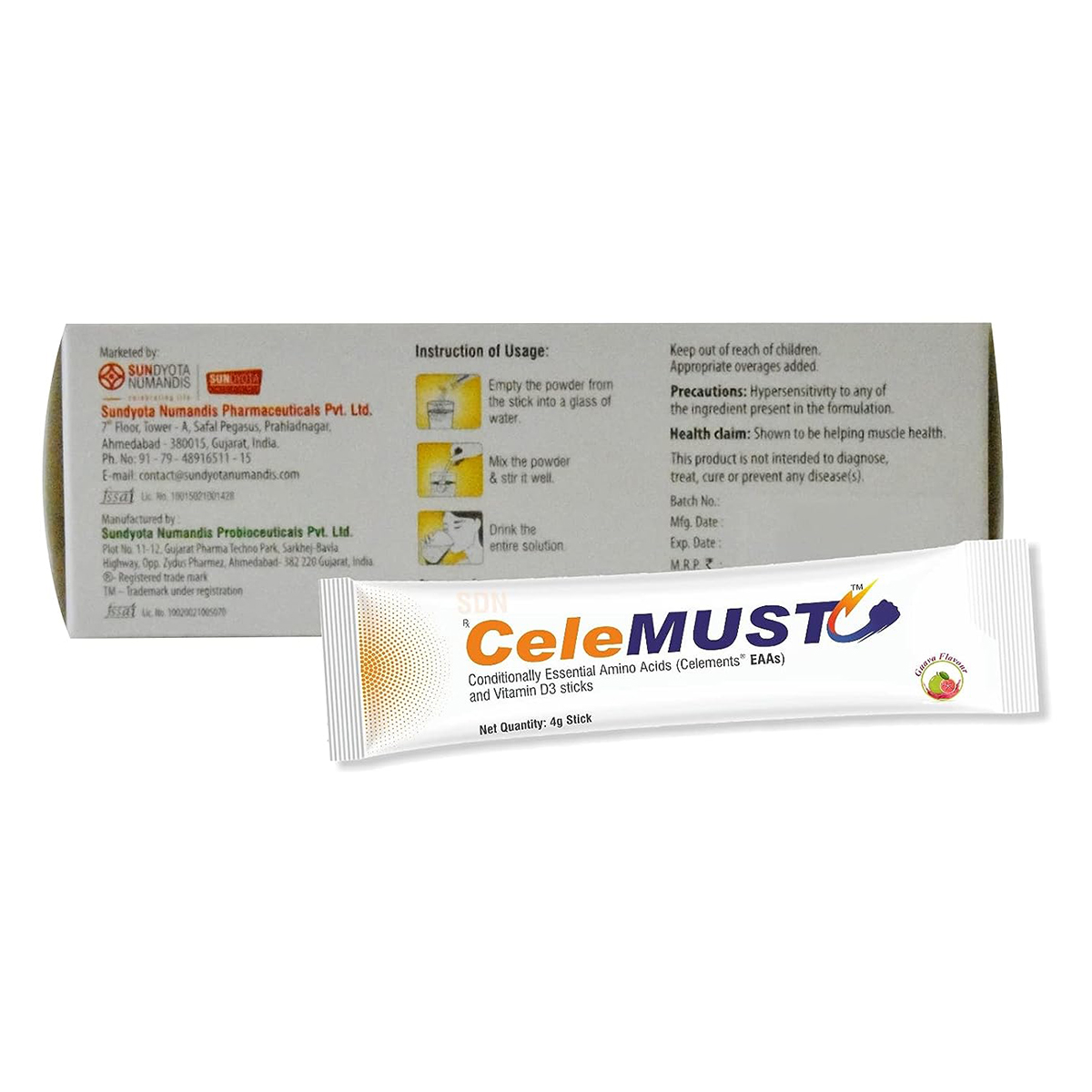 Celemust Guava Sticks 4 gm, Pack of 1 Celemust Guava Sticks 4 gm, Pack of 1