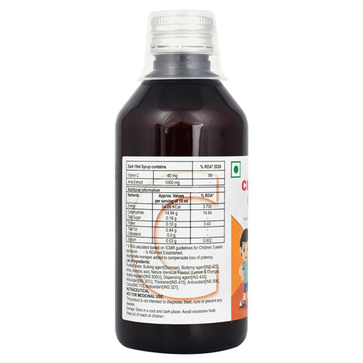 Celin Kid Lemon Orange Syrup 100 ml, Pack of 1 Celin Kid Lemon Orange Syrup 100 ml, Pack of 1