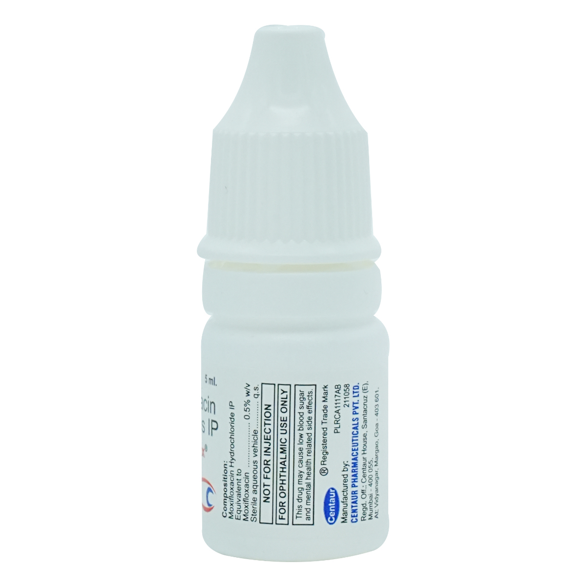 Centaflox 0.5% Eye Drops 5 ml, Pack of 1 Eye Drop Centaflox 0.5% Eye Drops 5 ml, Pack of 1 Eye Drop