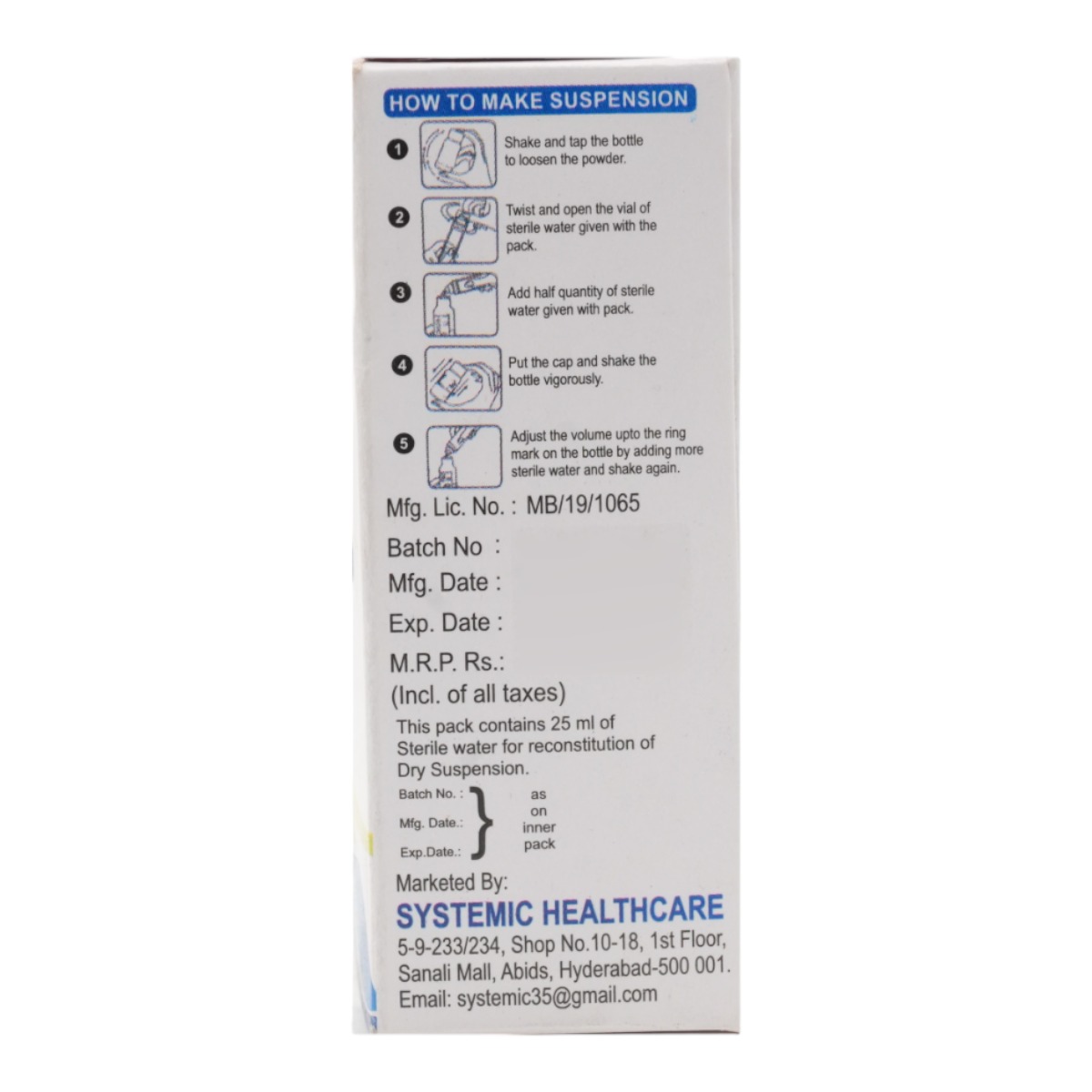 Cepomic Duo 100 mg Suspension 30 ml, Pack of 1 Liquid Cepomic Duo 100 mg Suspension 30 ml, Pack of 1 Liquid