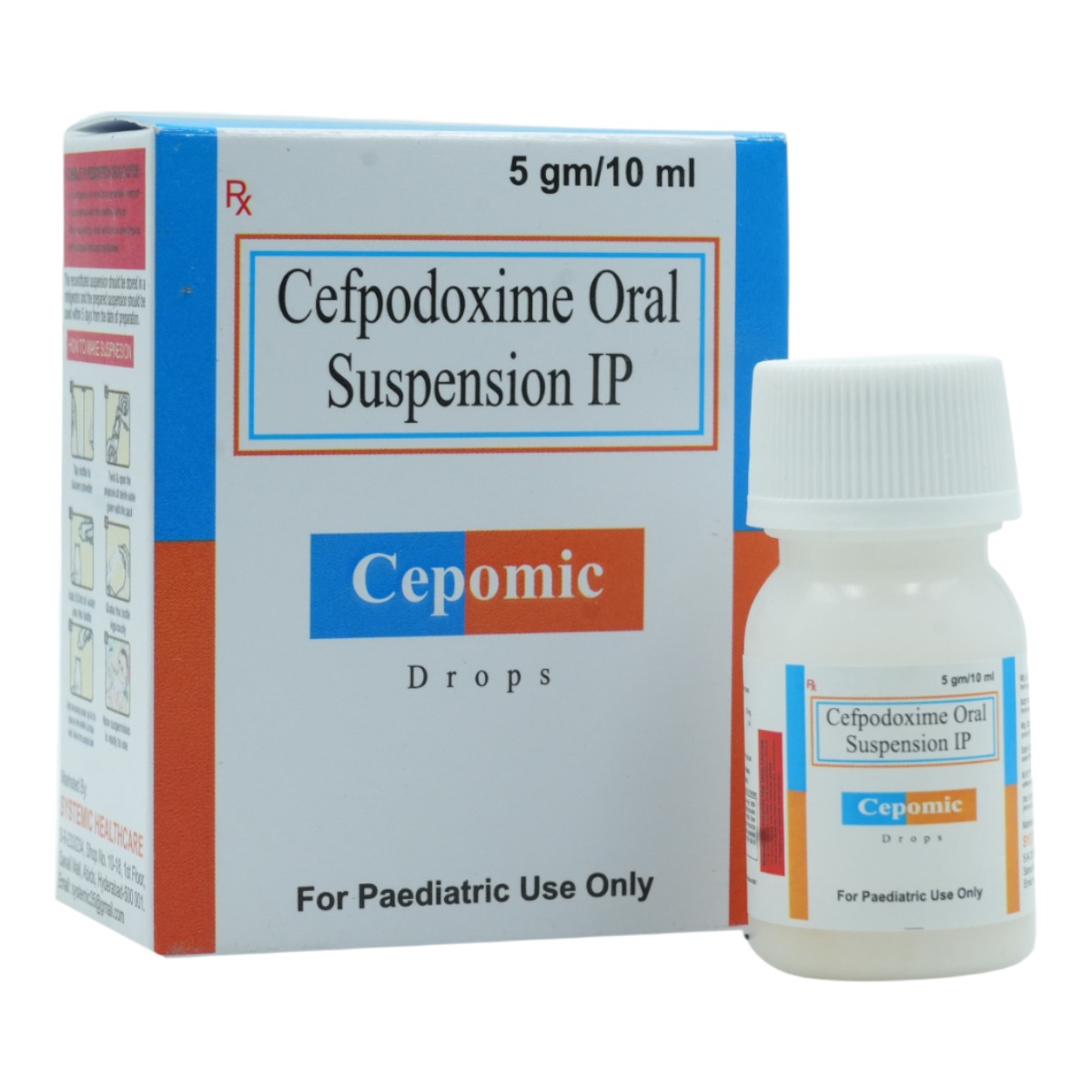 Cepomic 25 mg Oral Drop 10 ml, Pack of 1 DROPS Cepomic 25 mg Oral Drop 10 ml, Pack of 1 DROPS