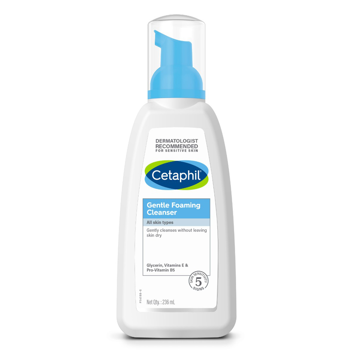 Cetaphil Gentle Foaming Cleanser 236 ml | Glycerine, Vitamin E, Pro Vitamin B5 | Gently Cleanses Skin | For All Skin Type, Pack of 1 Cetaphil Gentle Foaming Cleanser 236 ml | Glycerine, Vitamin E, Pro Vitamin B5 | Gently Cleanses Skin | For All Skin Type, Pack of 1