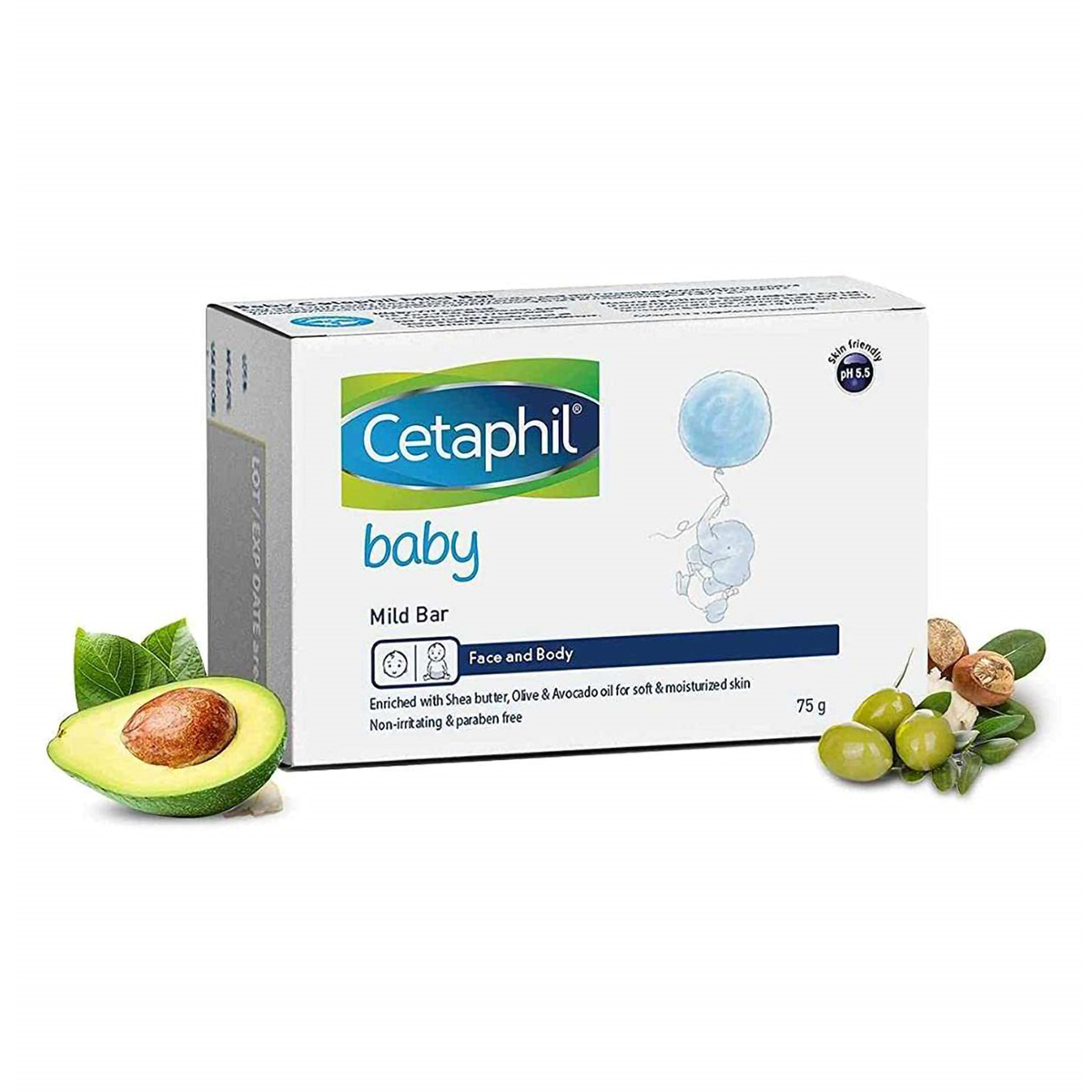 Cetaphil Baby Mild Bar, 75 gm, Pack of 1 Cetaphil Baby Mild Bar, 75 gm, Pack of 1