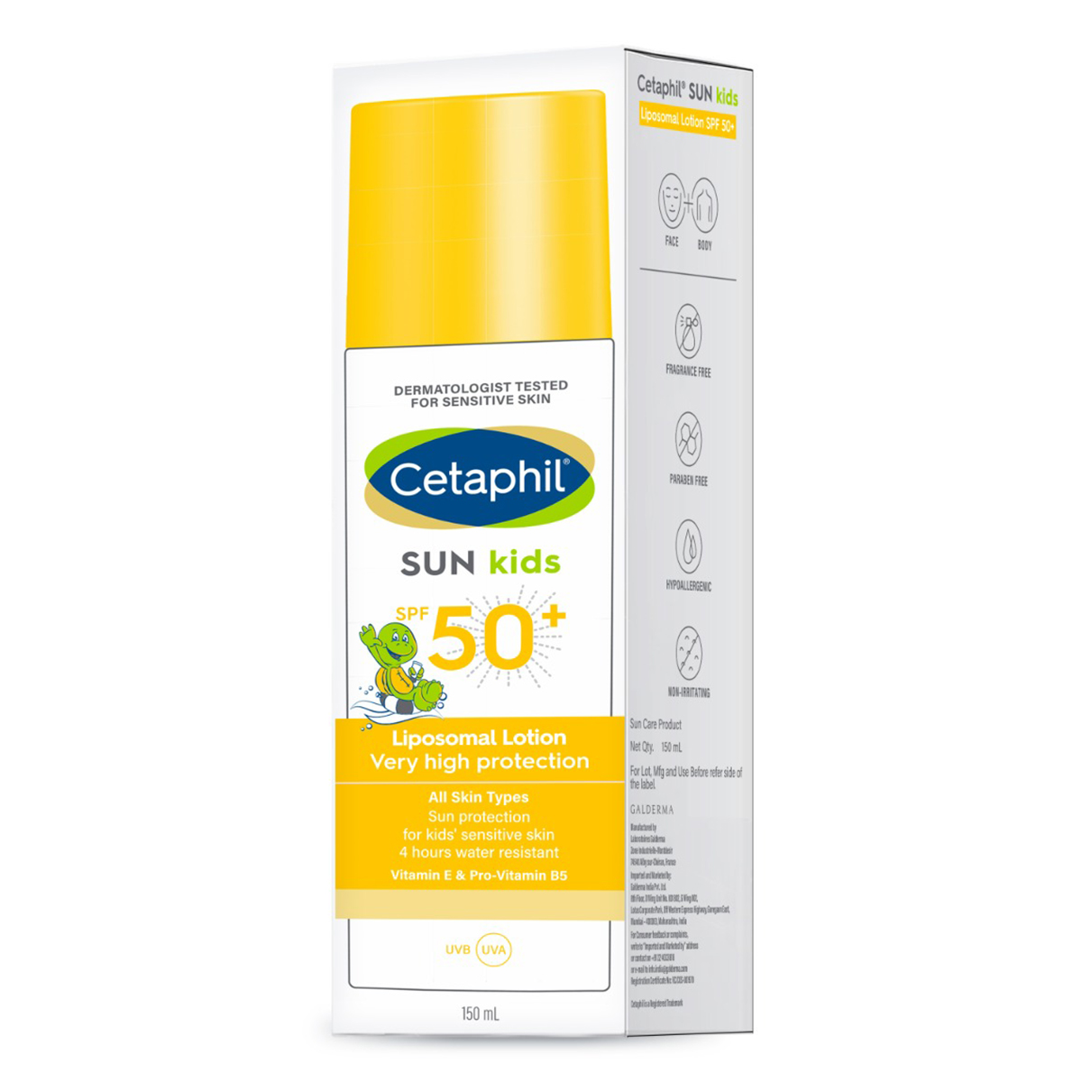 Cetaphil Sun Kids SPF 50+ Liposomal Lotion, 150 ml, Pack of 1 Cetaphil Sun Kids SPF 50+ Liposomal Lotion, 150 ml, Pack of 1