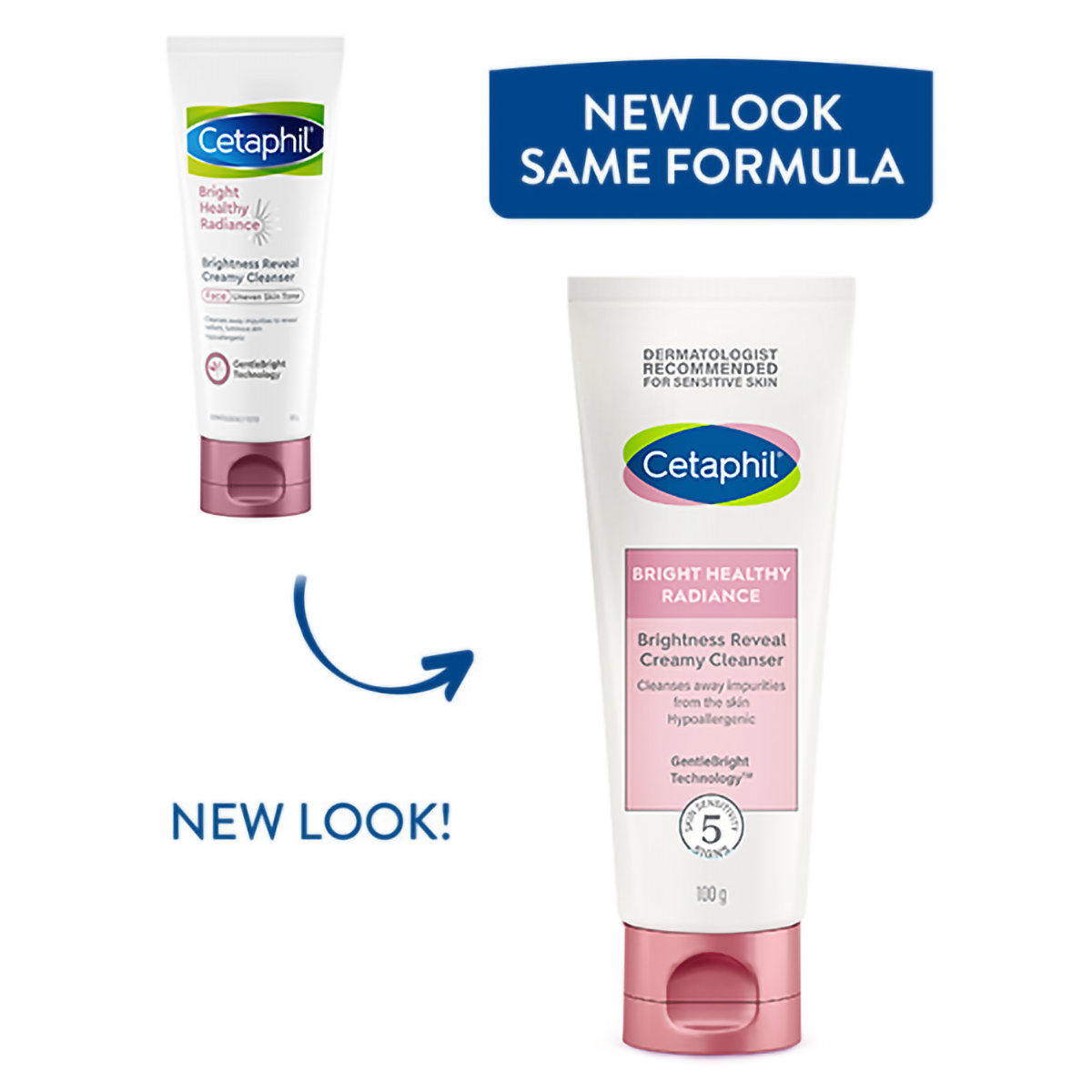 Cetaphil Brightness Reveal Creamy Cleanser 100 gm | Gentle Bright Technology | Cleanses Impurities | Deliver Radiant & Luminous Skin, Pack of 1 Cetaphil Brightness Reveal Creamy Cleanser 100 gm | Gentle Bright Technology | Cleanses Impurities | Deliver Radiant & Luminous Skin, Pack of 1