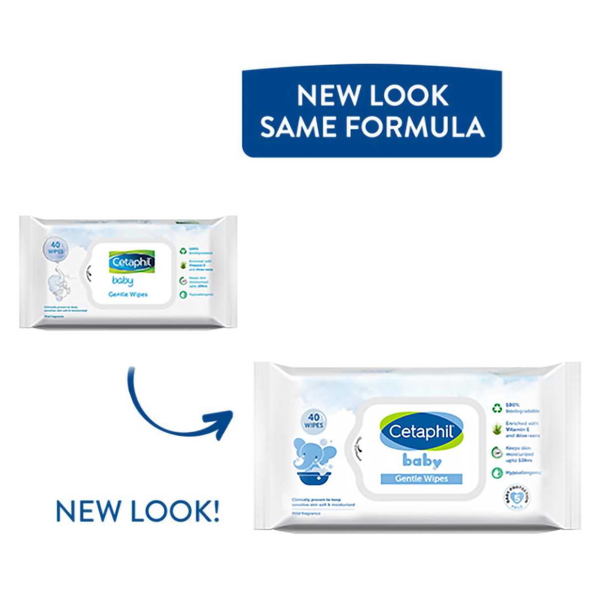 Cetaphil Baby Gentle Wipes, 40 Count, Pack of 1 Cetaphil Baby Gentle Wipes, 40 Count, Pack of 1