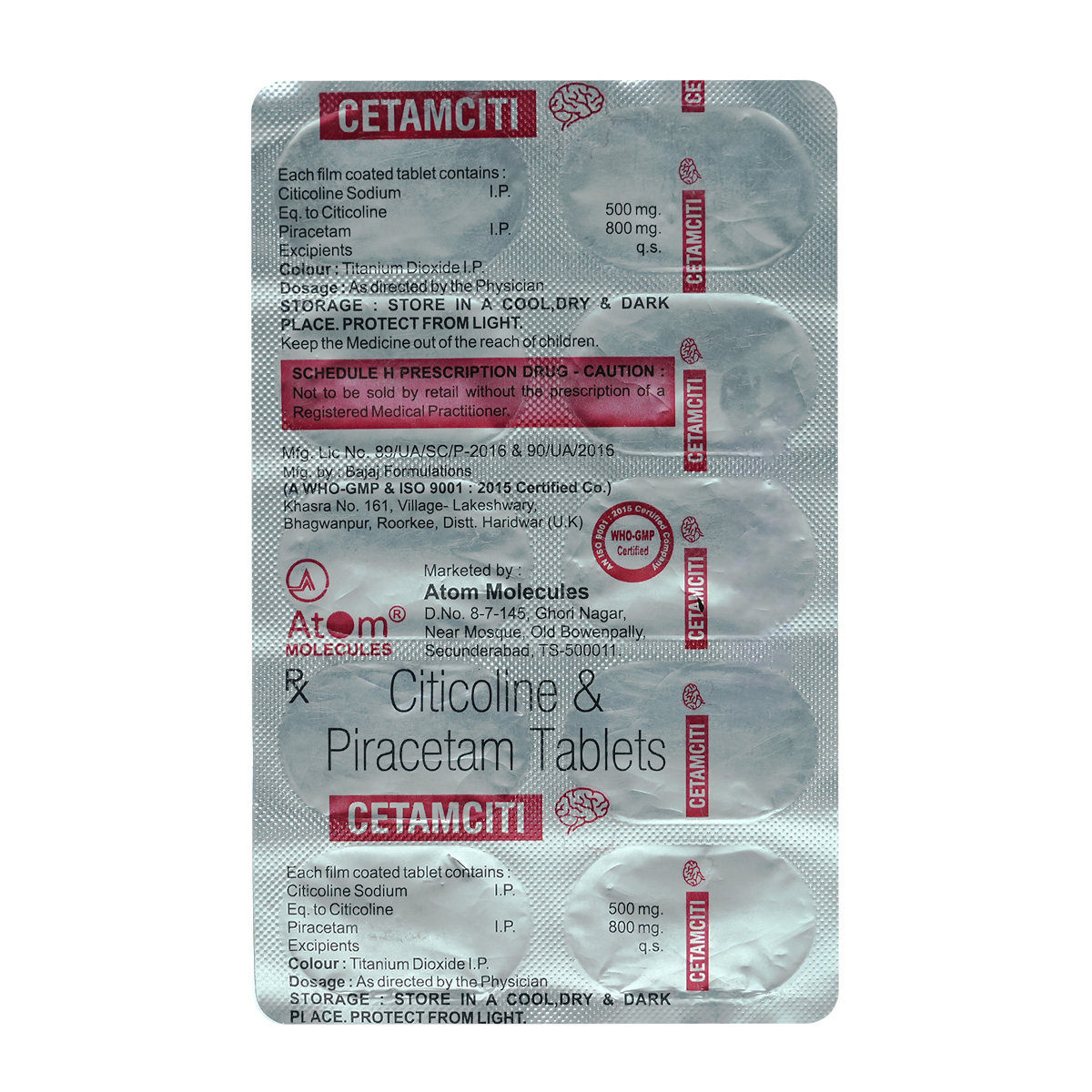 Cetamciti Tablet 10's, Pack of 10 Cetamciti Tablet 10's, Pack of 10