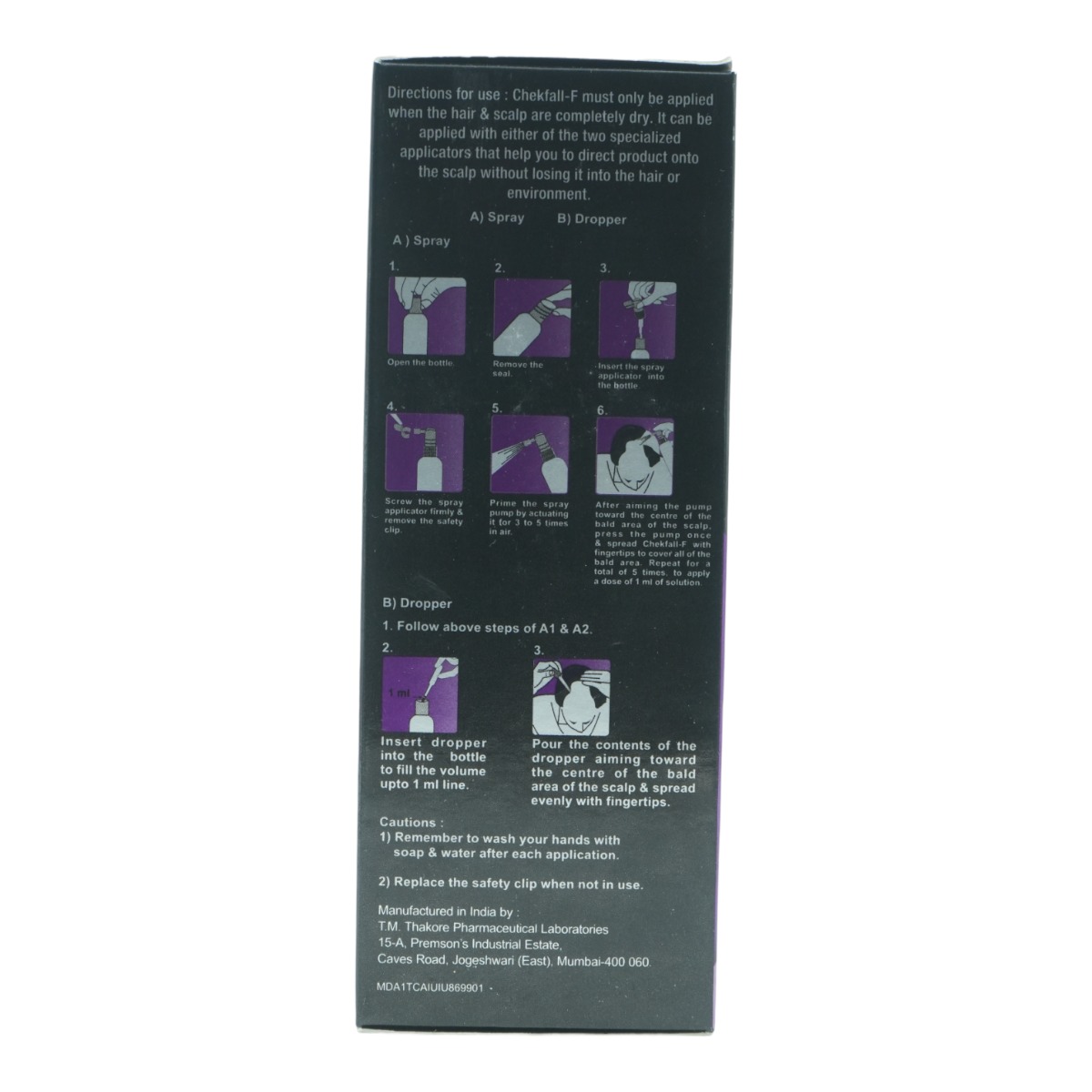 Chekfall-F Topical Solution 60 ml, Pack of 1 SOLUTION Chekfall-F Topical Solution 60 ml, Pack of 1 SOLUTION