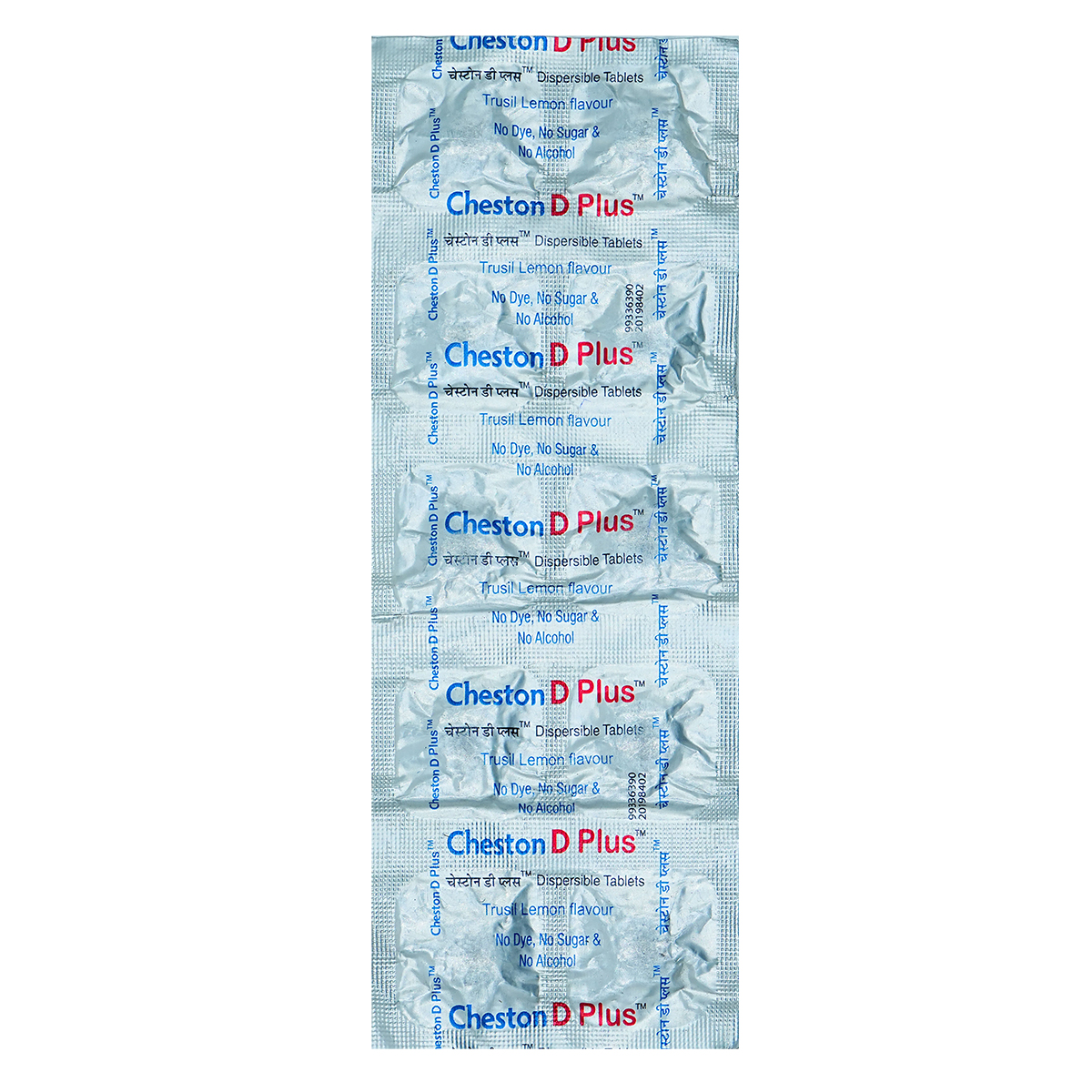 Cheston D Plus Sugar Free Trusil Lemon DT Tablet 10's, Pack of 10 TABLETS Cheston D Plus Sugar Free Trusil Lemon DT Tablet 10's, Pack of 10 TABLETS