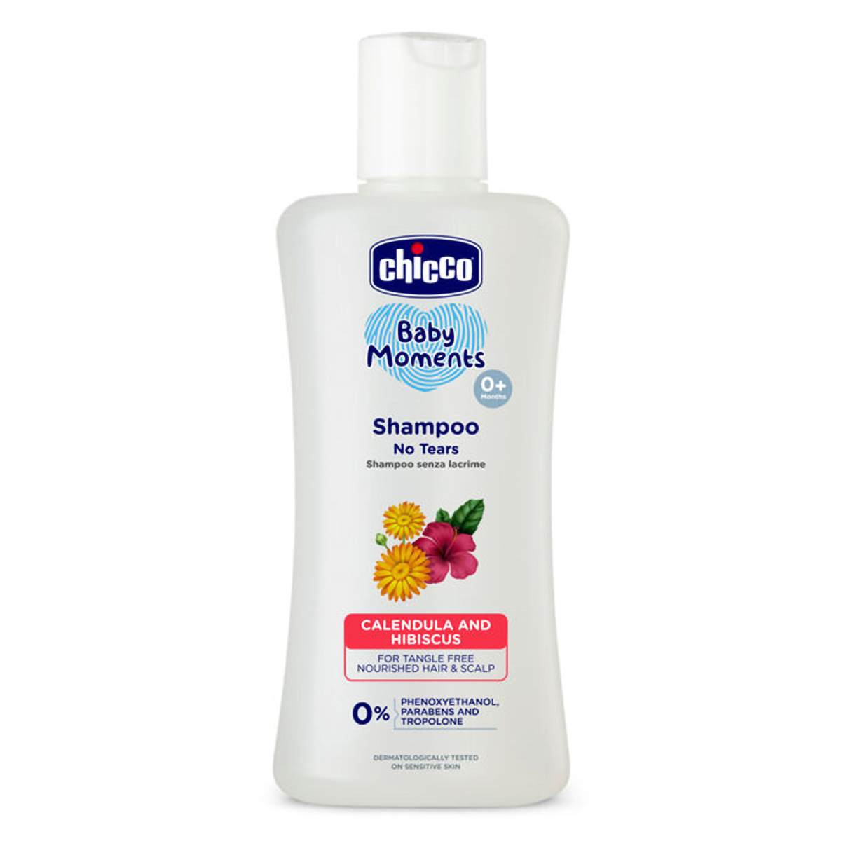 Chicco Baby Moments No Tears Shampoo, 200 ml, Pack of 1