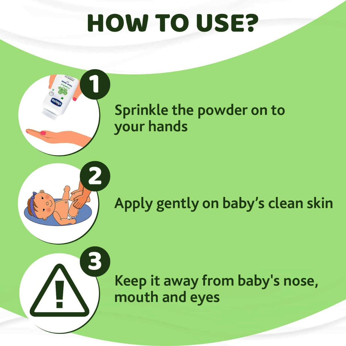 Chicco Talcum Powder, 500 gm, Pack of 1 Chicco Talcum Powder, 500 gm, Pack of 1