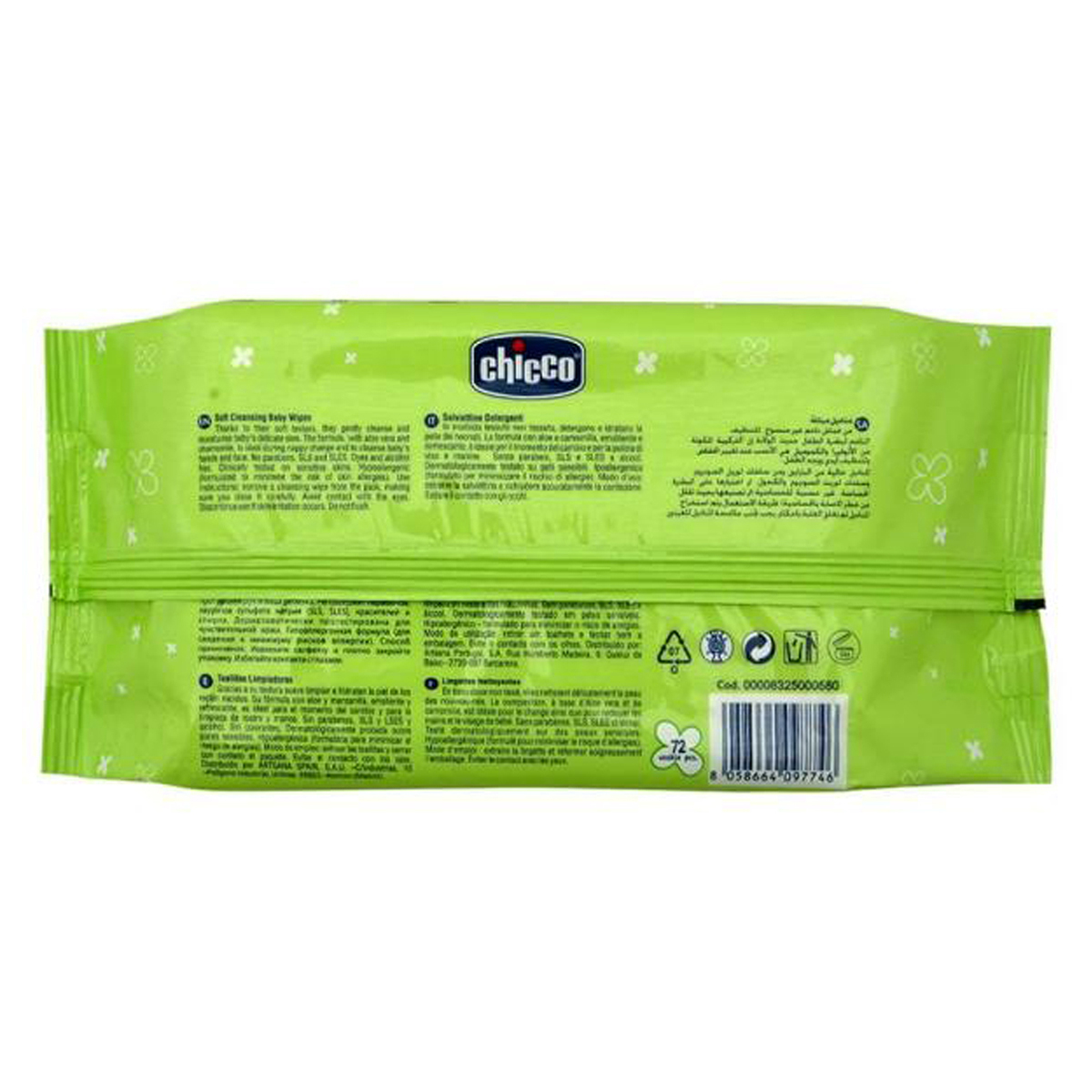 Chicco Baby Moments Soft Cleansing Wipes, 72 Count, Pack of 1 Chicco Baby Moments Soft Cleansing Wipes, 72 Count, Pack of 1