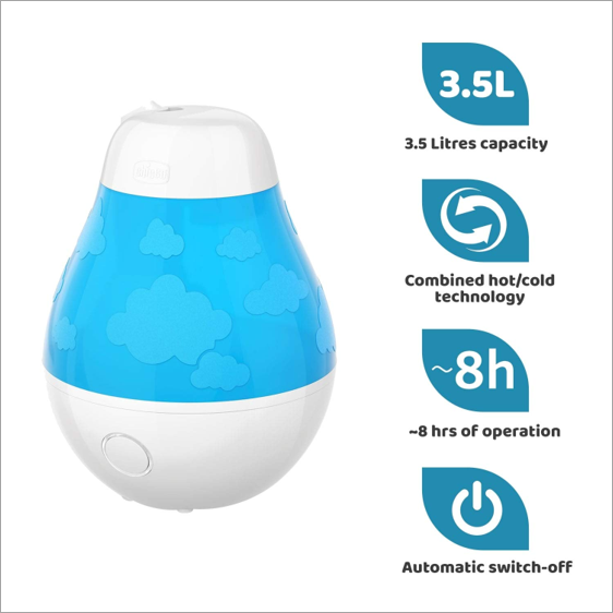 Chicco Respira Sano Humi Ambient Humidifier, 1 Count, Pack of 1 Chicco Respira Sano Humi Ambient Humidifier, 1 Count, Pack of 1