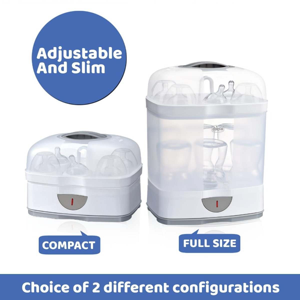 Chicco Sterilnatural 2 In 1 Sterilizer, 1 Count, Pack of 1 Chicco Sterilnatural 2 In 1 Sterilizer, 1 Count, Pack of 1