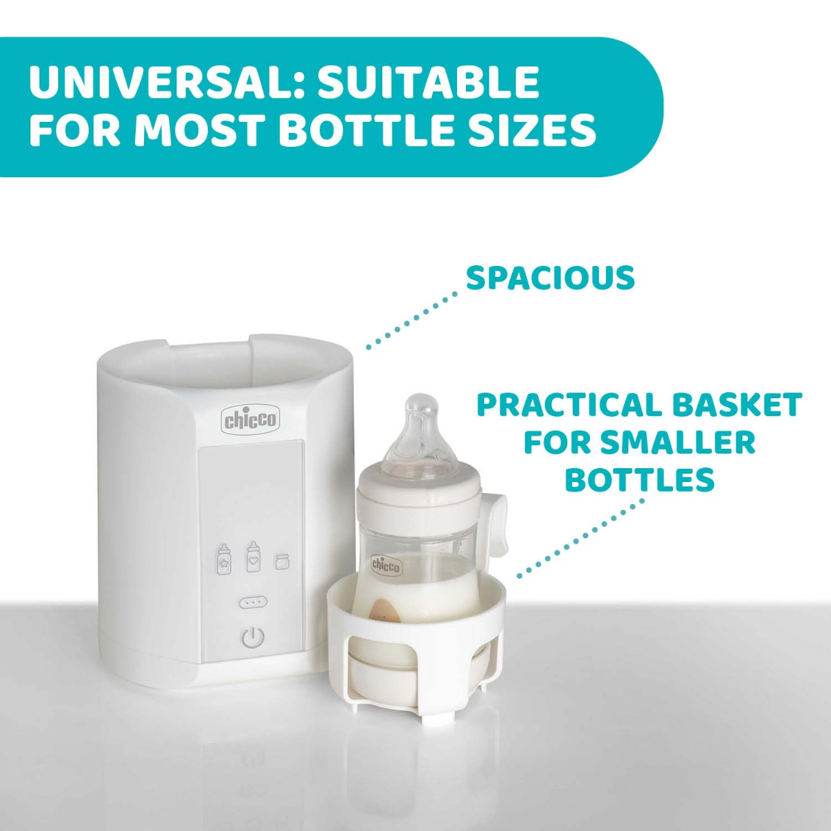 Chicco Home-Travel Bottle Warmer, 1 Count, Pack of 1 Chicco Home-Travel Bottle Warmer, 1 Count, Pack of 1