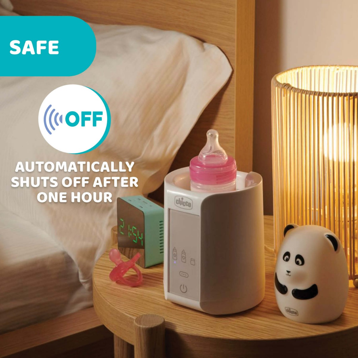 Chicco Home-Travel Bottle Warmer, 1 Count, Pack of 1 Chicco Home-Travel Bottle Warmer, 1 Count, Pack of 1