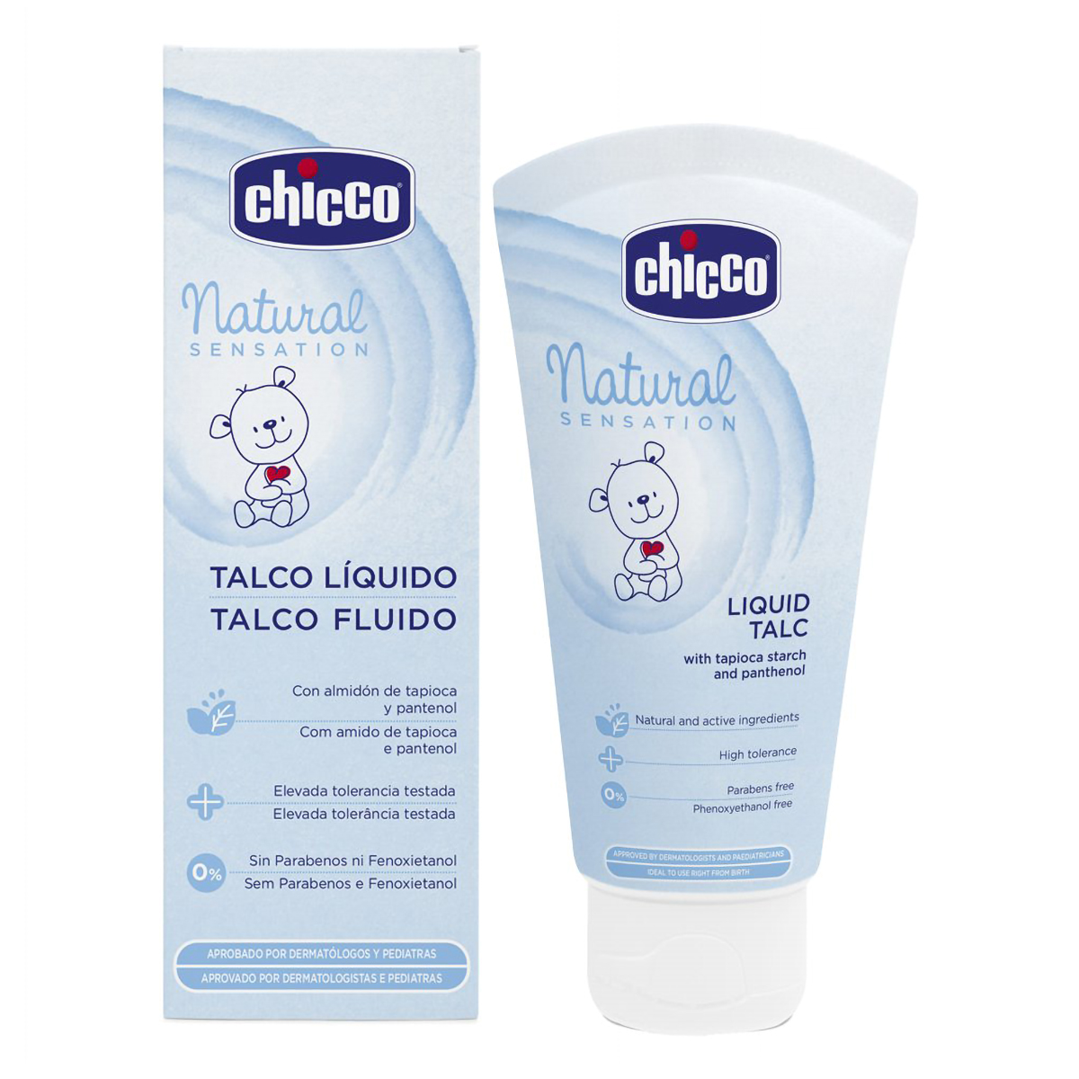 Chicco Natural Sensation Liquid Talc, 100 ml, Pack of 1 Chicco Natural Sensation Liquid Talc, 100 ml, Pack of 1