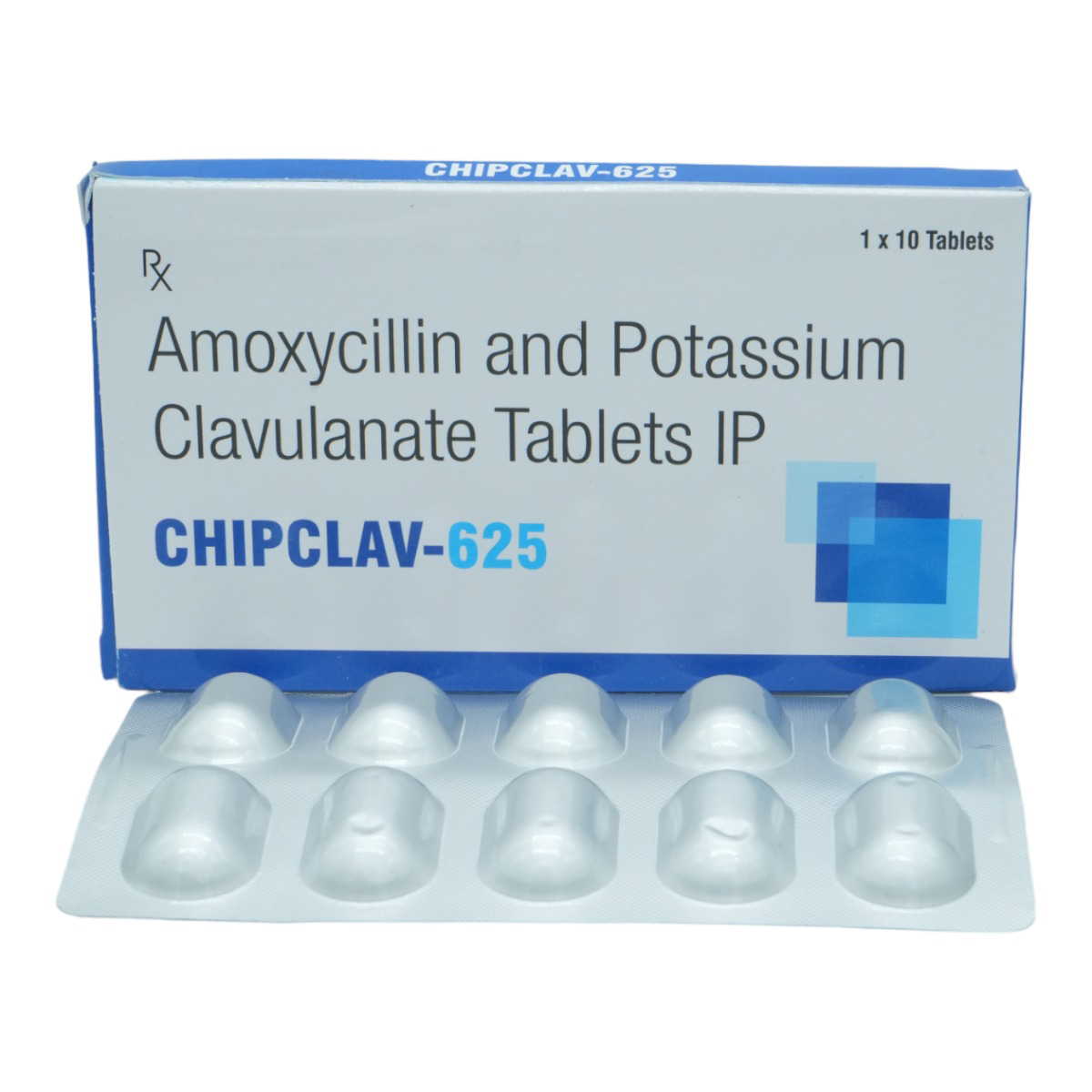 Chipclav-625 Tablet 10's, Pack of 10 TABLETS Chipclav-625 Tablet 10's, Pack of 10 TABLETS