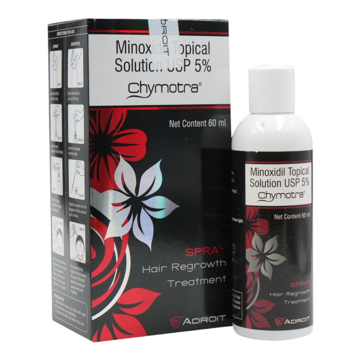 Chymotra Topical Solution 60 ml, Pack of 1 Solution Chymotra Topical Solution 60 ml, Pack of 1 Solution