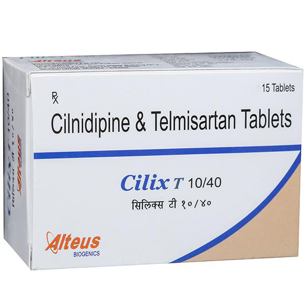 Cilix T 10/40mg Tablet 15's, Pack of 15 TABLETS Cilix T 10/40mg Tablet 15's, Pack of 15 TABLETS