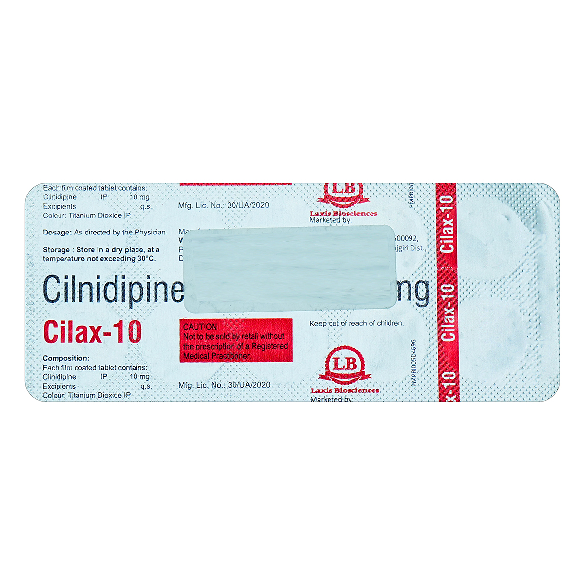 Cilax-10 Tablet 10's, Pack of 10 TabletS Cilax-10 Tablet 10's, Pack of 10 TabletS
