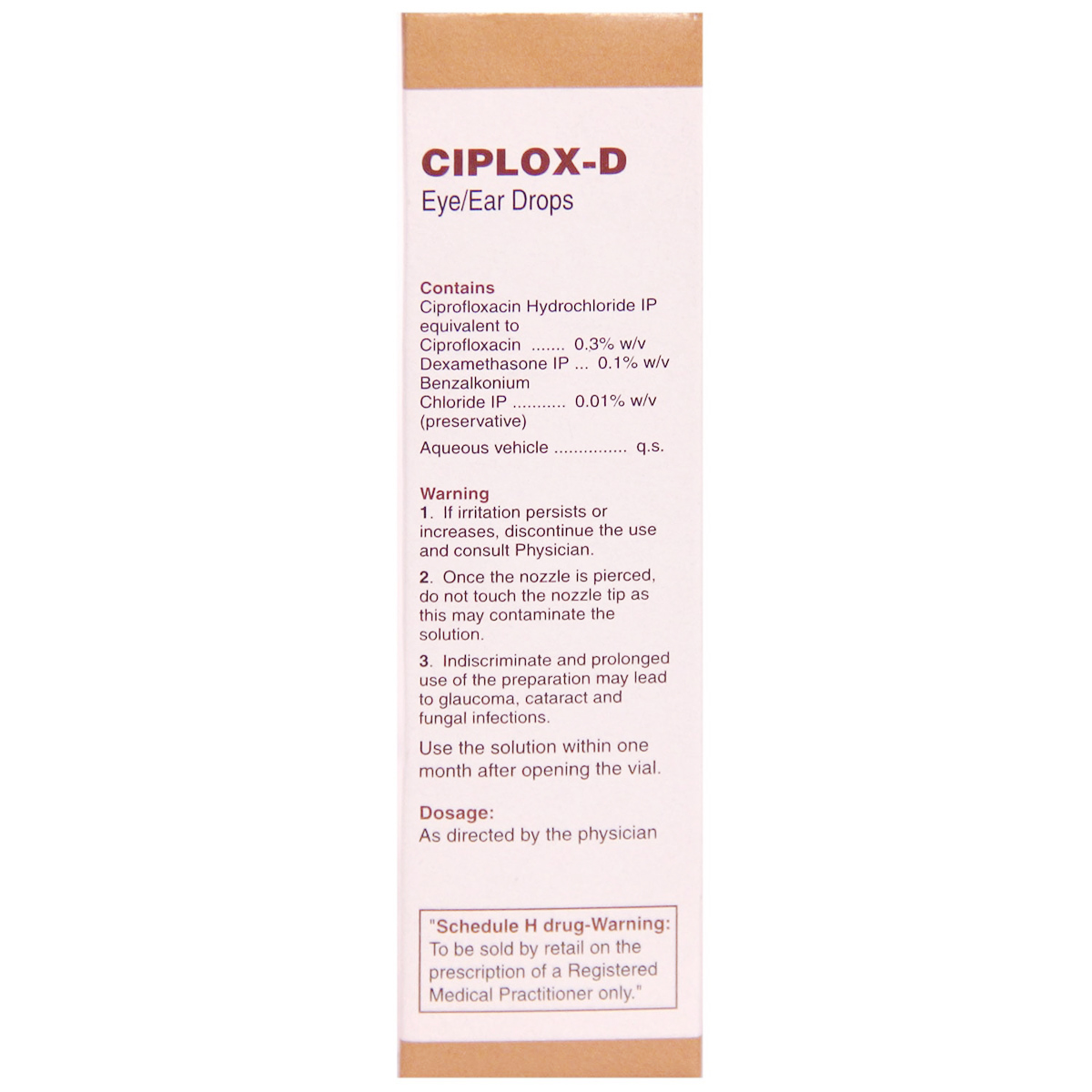 Buy Ciplox-D Eye/Ear Drops 10 ml Online