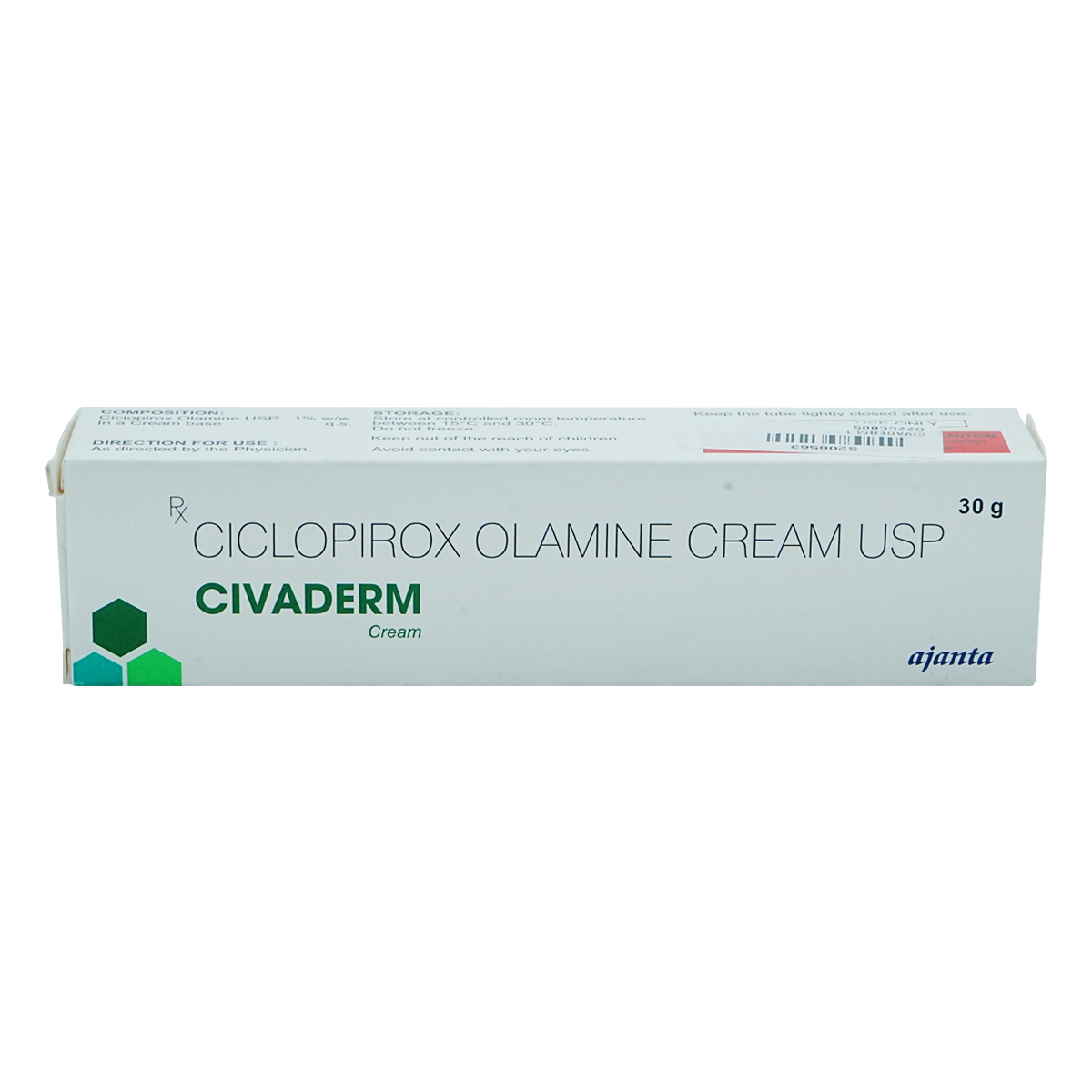 Civaderm 1% Cream 30 gm, Pack of 1 Cream Civaderm 1% Cream 30 gm, Pack of 1 Cream