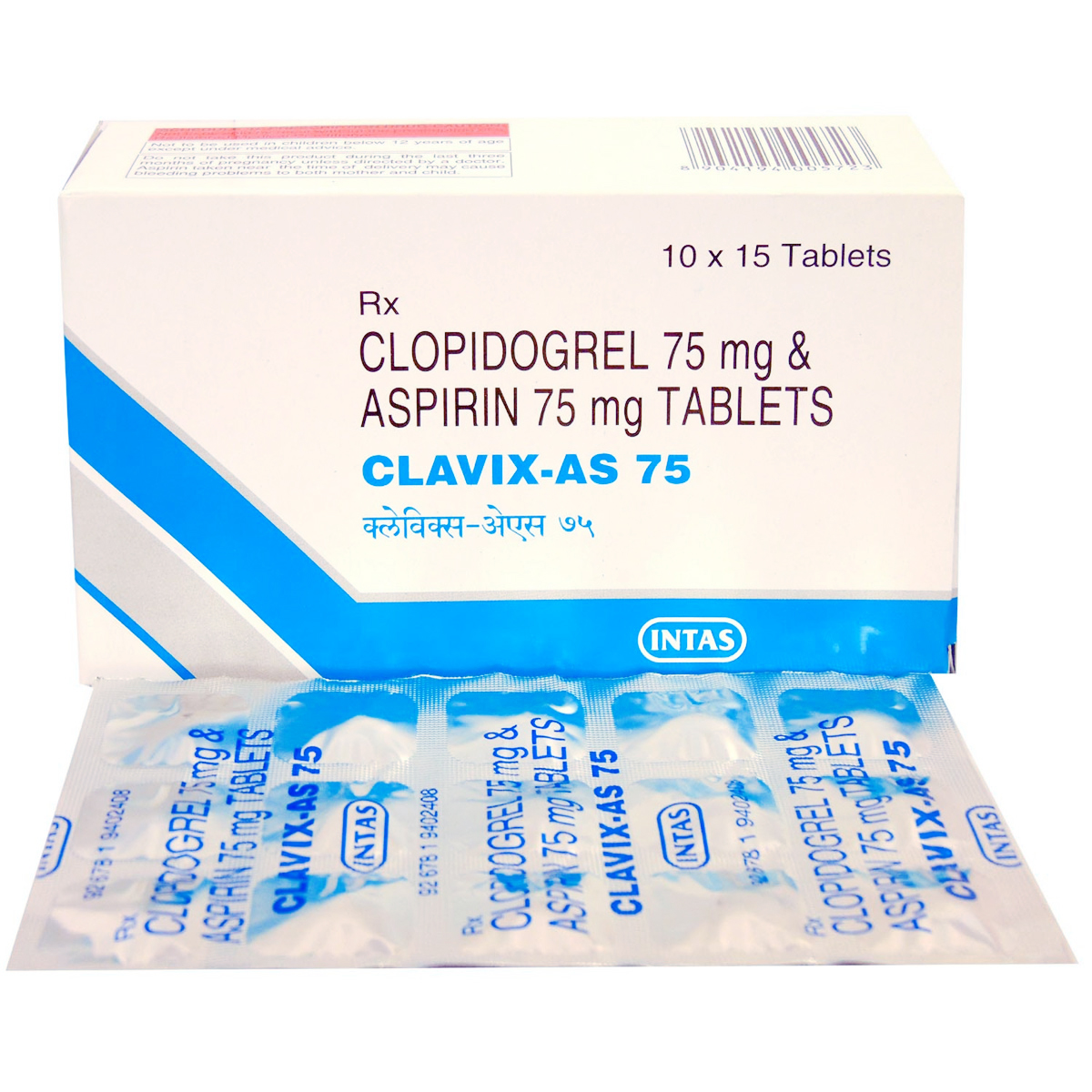 Buy Clavix-AS 75 Tablet 15's Online