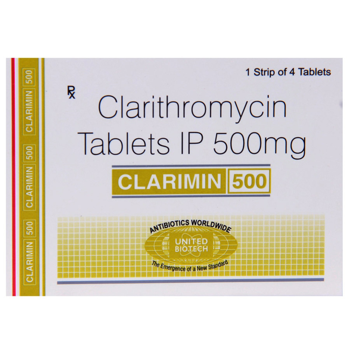Clarimin 500mg Tablet 4's, Pack of 4 TABLETS Clarimin 500mg Tablet 4's, Pack of 4 TABLETS