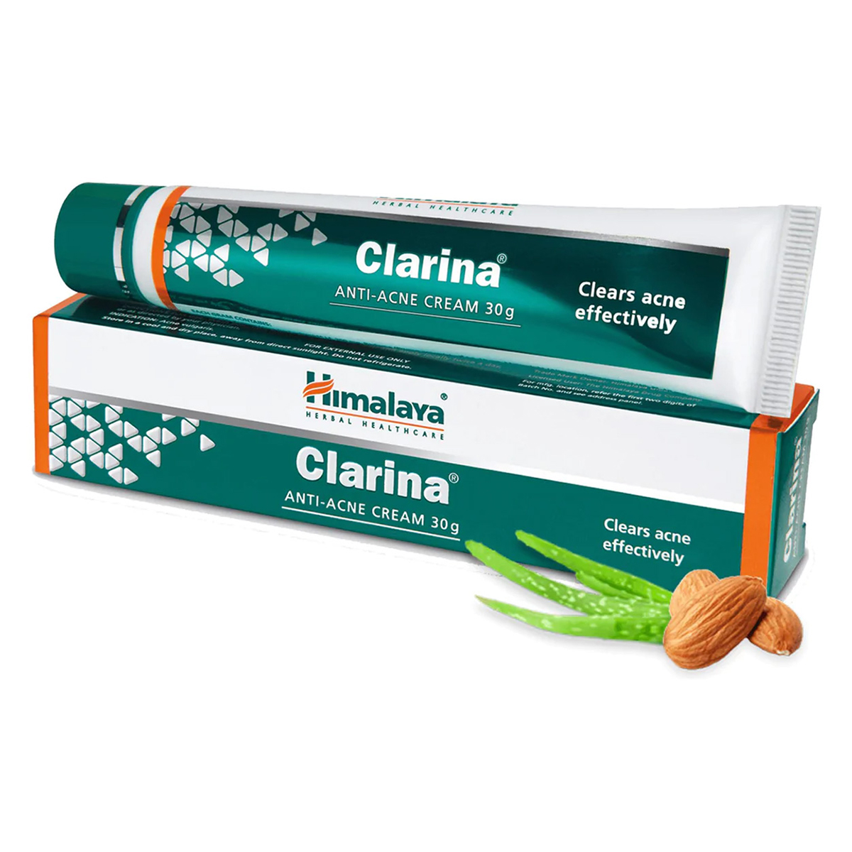 Himalaya Clarina Anti-Acne Cream 30 gm | Aloe Vera & Almond | Effectively Clears Acne, Pack of 1 Himalaya Clarina Anti-Acne Cream 30 gm | Aloe Vera & Almond | Effectively Clears Acne, Pack of 1