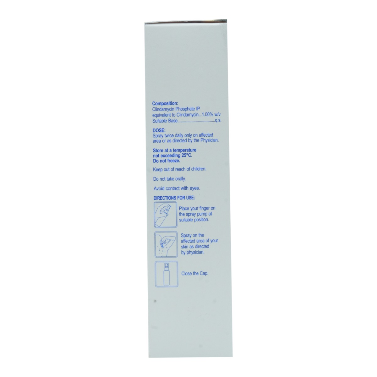 Clindac A 1% Mist Spray 100 ml, Pack of 1 SPRAY Clindac A 1% Mist Spray 100 ml, Pack of 1 SPRAY