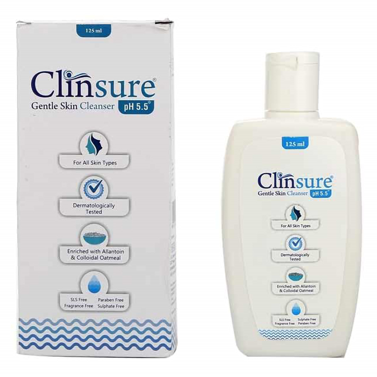 Clinsure PH 5.5 Gentle Skin Cleanser 500 ml, Pack of 1 Clinsure PH 5.5 Gentle Skin Cleanser 500 ml, Pack of 1