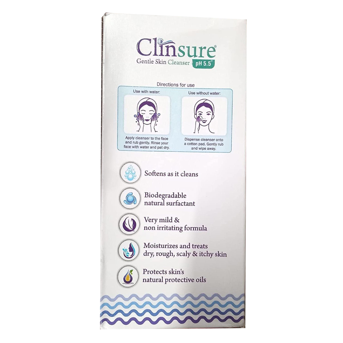 Clinsure PH 5.5 Gentle Skin Cleanser 500 ml, Pack of 1 Clinsure PH 5.5 Gentle Skin Cleanser 500 ml, Pack of 1