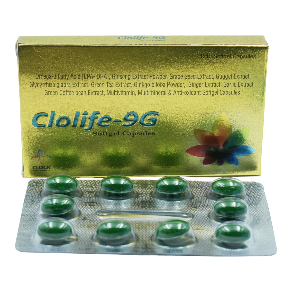 Clolife-9G Softgel Capsule 10's Clolife-9G Softgel Capsule 10's