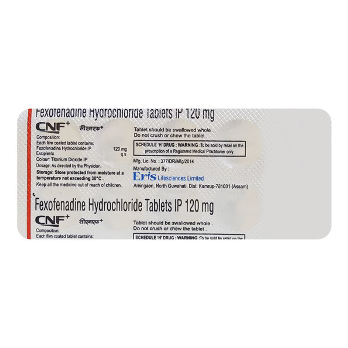 Cnf Plus 120 mg Tablet 10's, Pack of 10 TabletS Cnf Plus 120 mg Tablet 10's, Pack of 10 TabletS