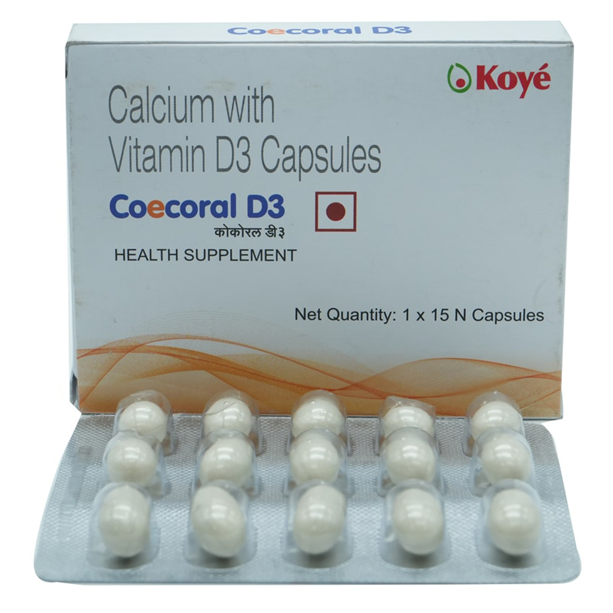 Buy Coecoral D3 Capsule 15's Online