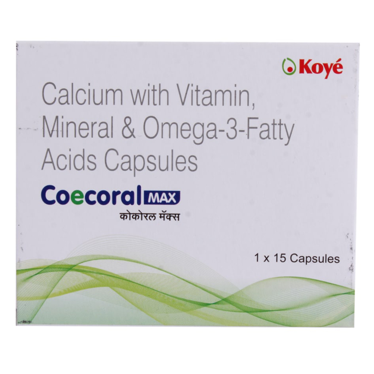 Coecoral Max Capsule 15's, Pack of 15 Coecoral Max Capsule 15's, Pack of 15