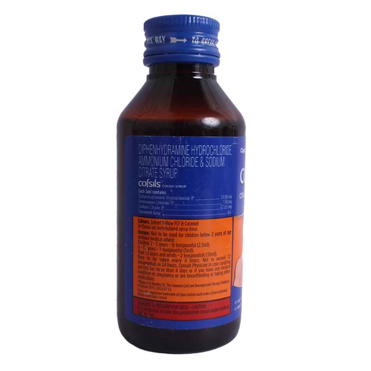 Cofsils Dry Cough Syrup 100 ml, Pack of 1 Syrup Cofsils Dry Cough Syrup 100 ml, Pack of 1 Syrup
