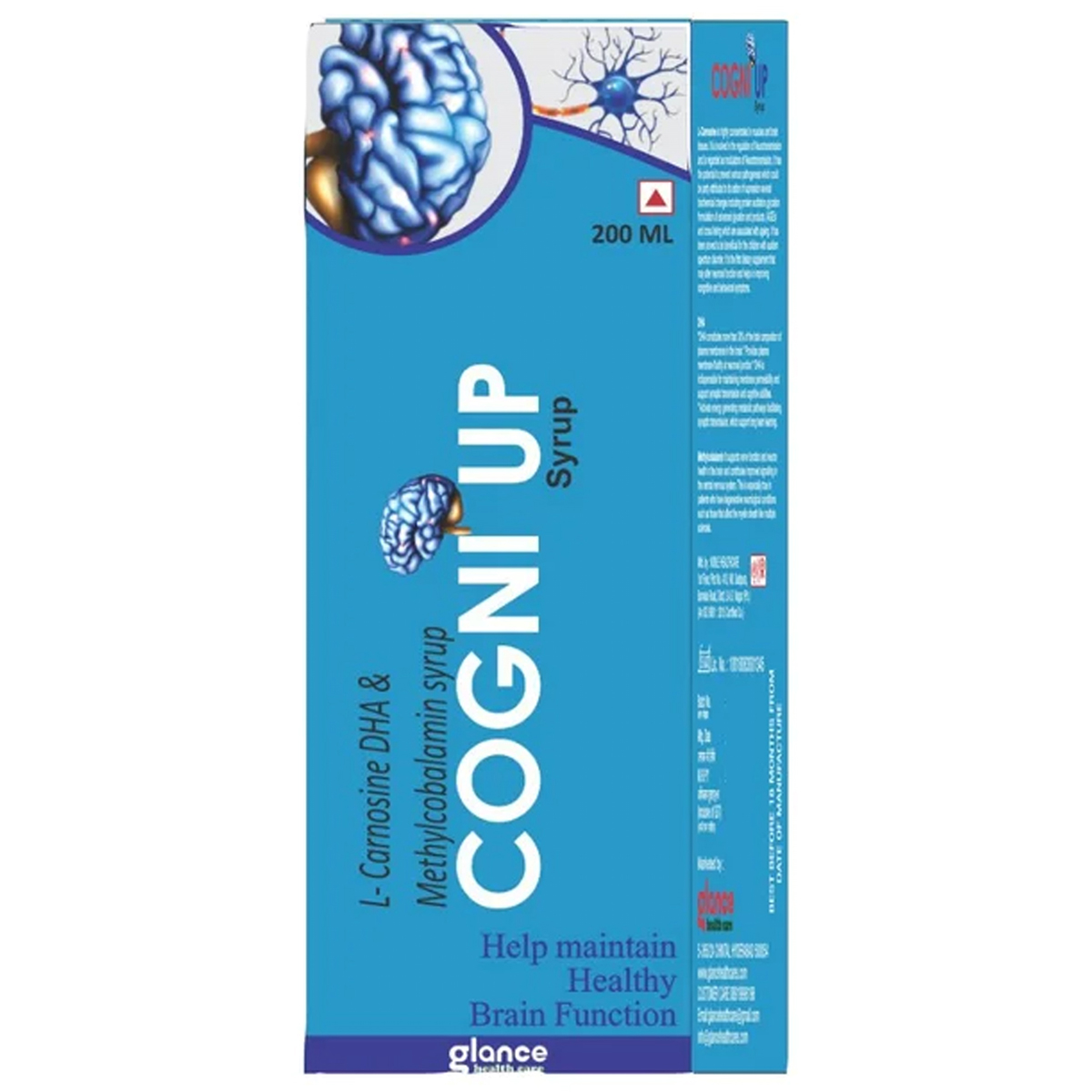 Cogni UP Mango Syrup 200 ml, Pack of 1 SYRUP Cogni UP Mango Syrup 200 ml, Pack of 1 SYRUP