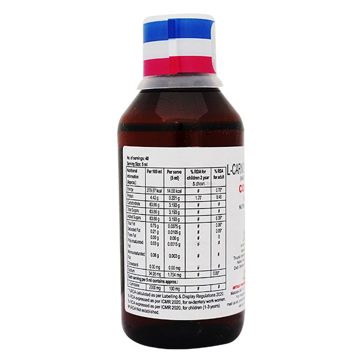 Cogvin 100 Mango Flavour Syrup 200 ml, Pack of 1 Syrup Cogvin 100 Mango Flavour Syrup 200 ml, Pack of 1 Syrup