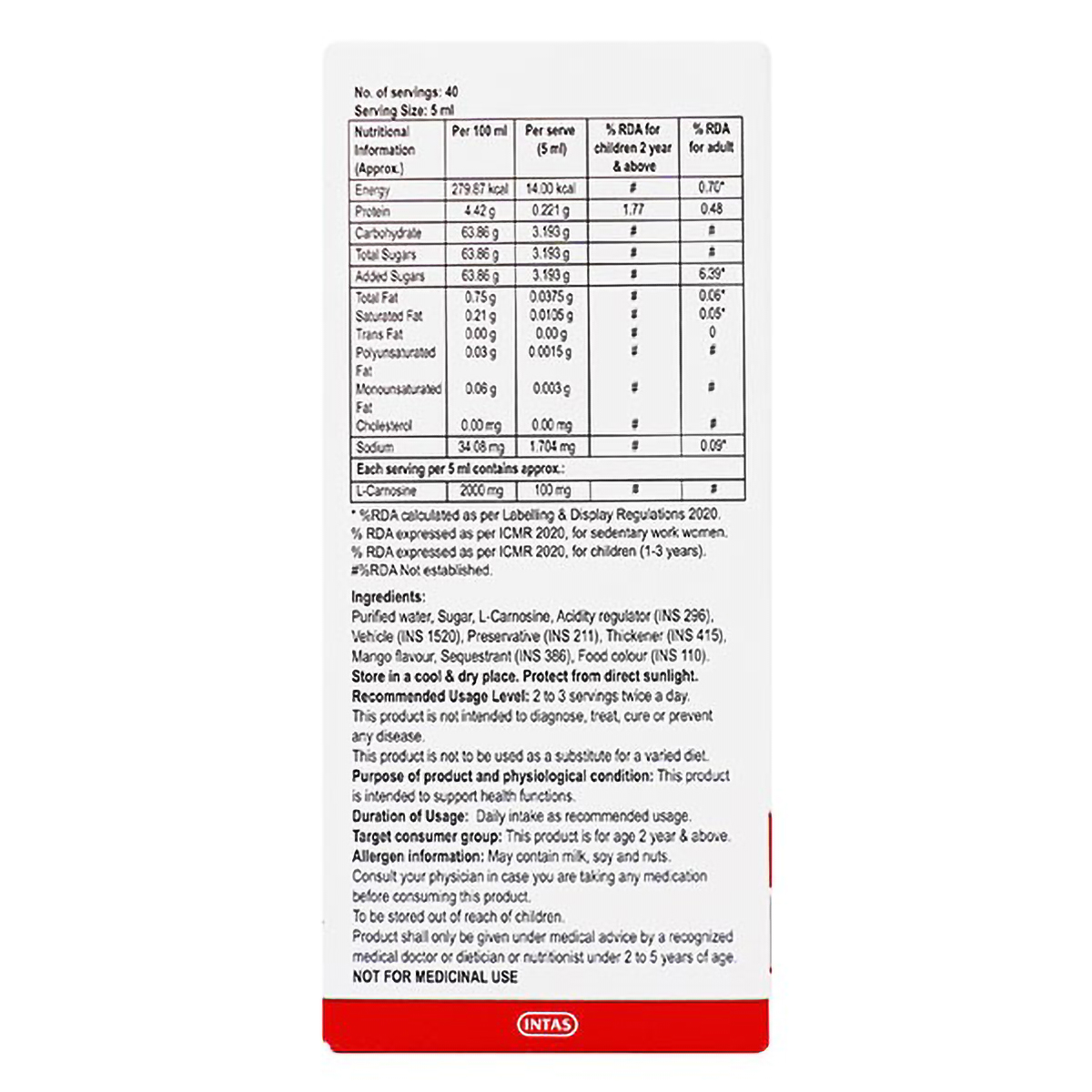 Cogvin 100 Mango Flavour Syrup 200 ml, Pack of 1 Syrup Cogvin 100 Mango Flavour Syrup 200 ml, Pack of 1 Syrup